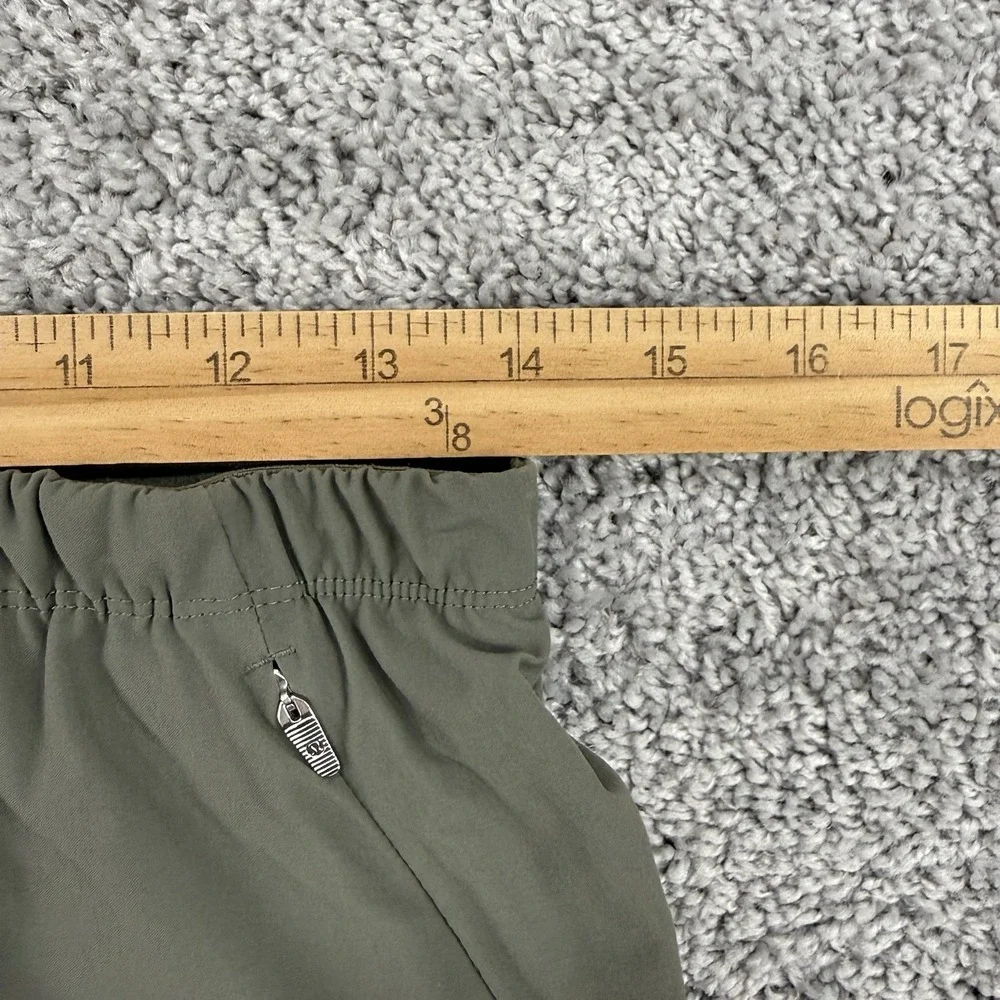 Lululemon Lightweight Mid-Rise Barrel-Leg Cropped Pant Women's 8 Green Swift - Picture 3 of 8